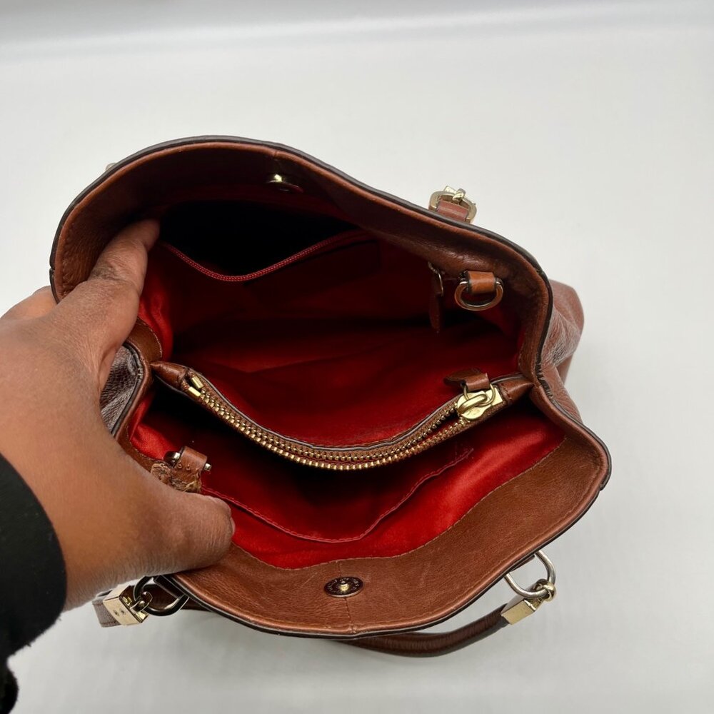 Coach Brown Leather Madison Collection Tote Bag - Picture 11 of 12